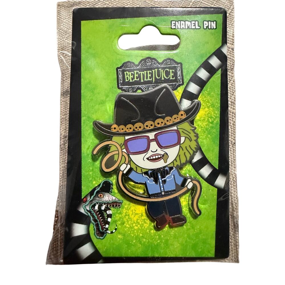 Beetlejuice As A Cowboy Pin "Pest of the West" NWT